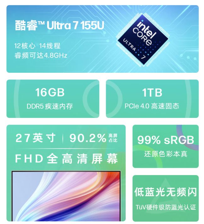 00元到7000元三个价位产品都有补贴开元棋牌618一体电脑怎么选？从32(图6)